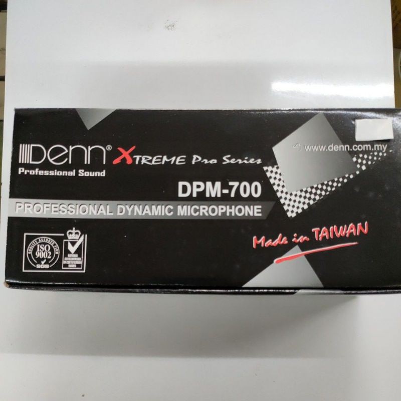 DENN DYNAMIC MICROPHONE DPM-700 (MADE IN TAIWAN) | Shopee Malaysia