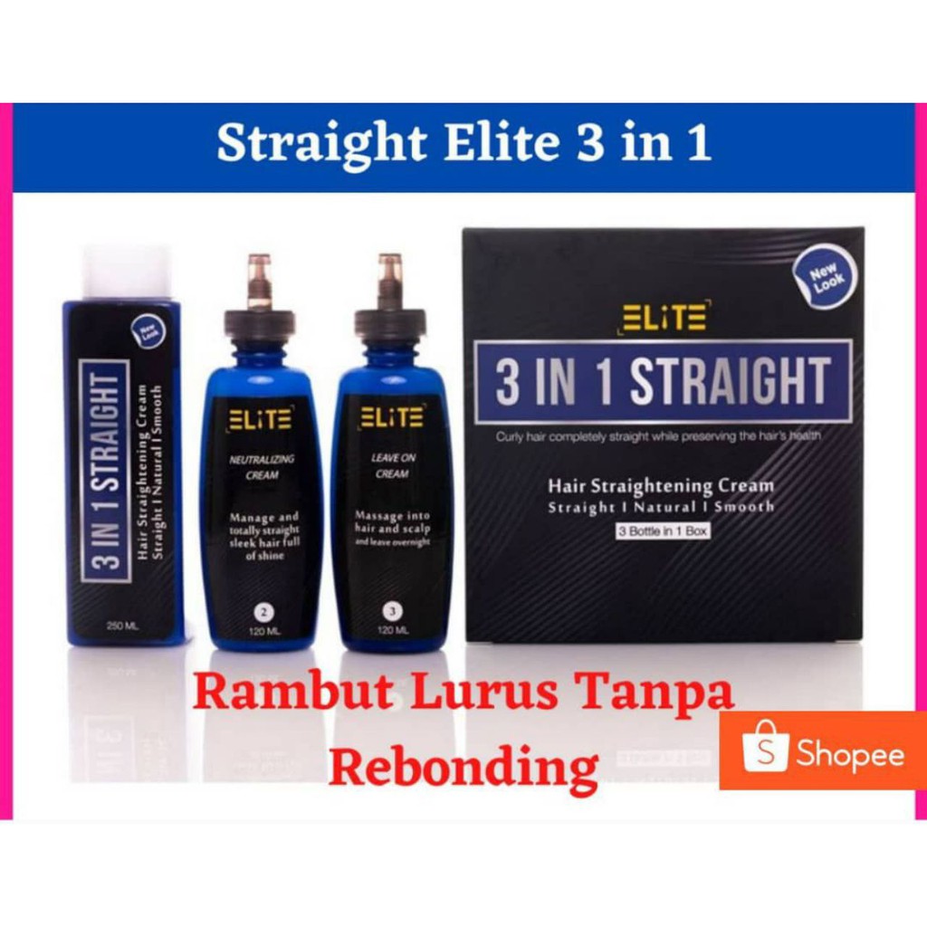 🔥READY STOCK AND HOT SELLING🔥STRAIGHT ELITE 3 IN 1🔥PELURUS RAMBUT TANPA ...