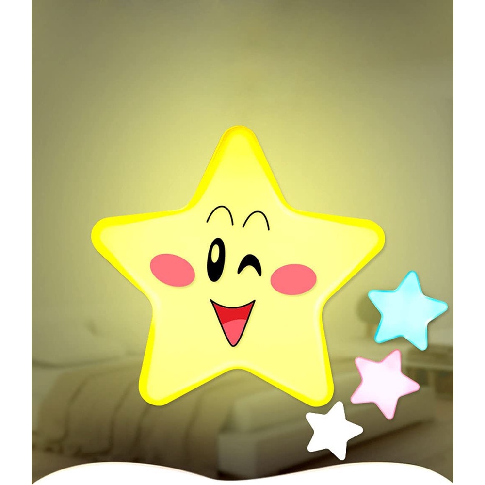 Starshaped intelligent LED induction light plugin energysaving light