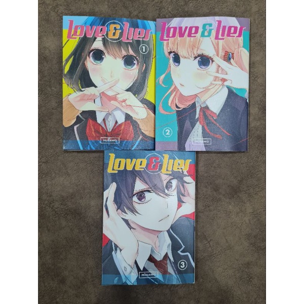 Manga Love Lies Volume 1 3 English Version Shopee Malaysia