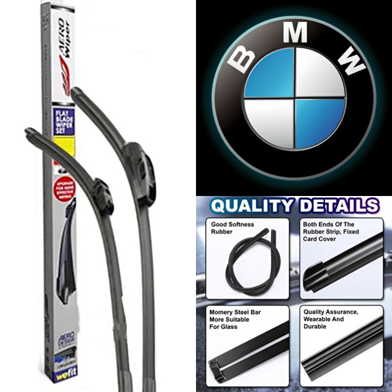 bmw aero wiper flat blade wiper set WIPER JAPAN TECHNOLOGY WIPER BLADE