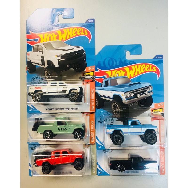 Hot wheels 4x4 store trucks