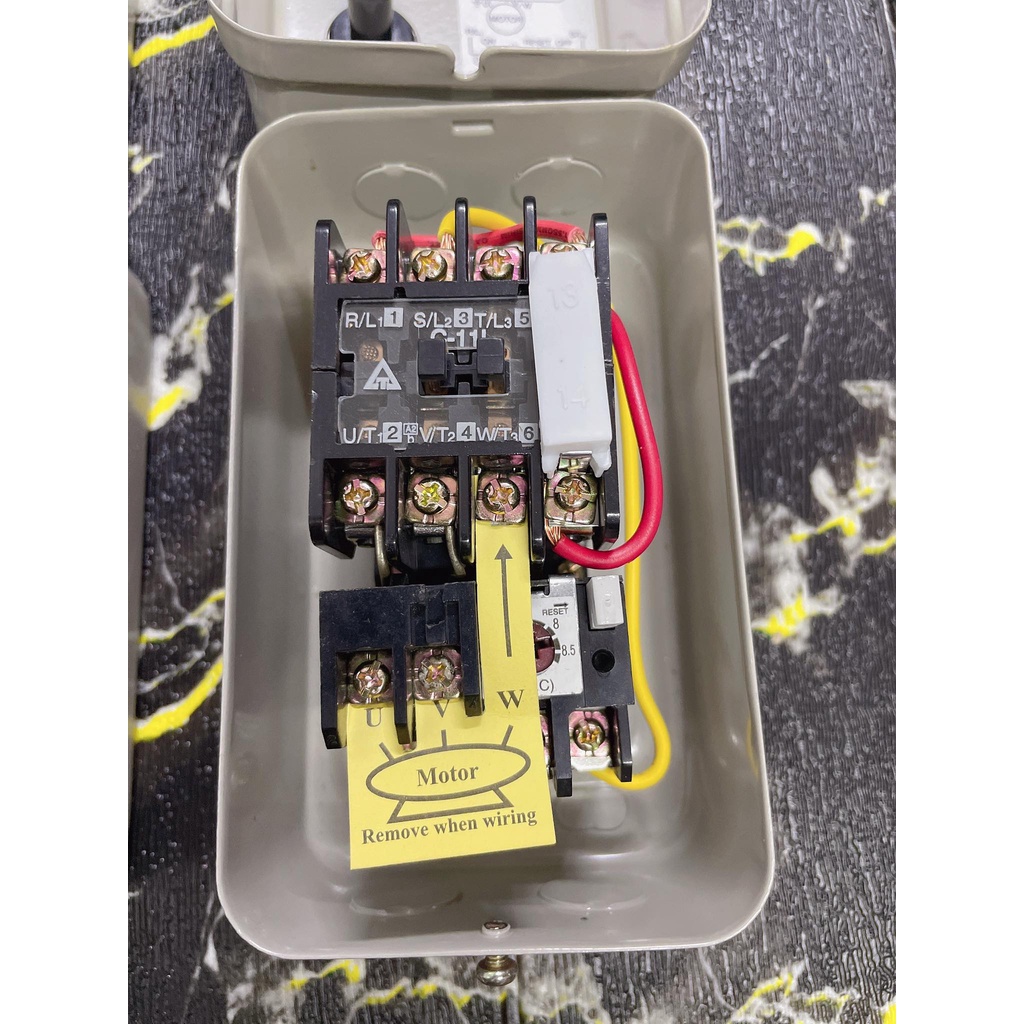 DOL STARTER CONTRACTOR ELECTRIC home elektrik switch on / off