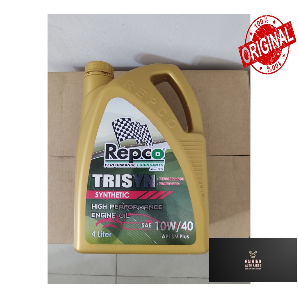 Repco Engine Oil - Repco Trisyn 10W/40 API SN Plus Semi Synthetic High ...