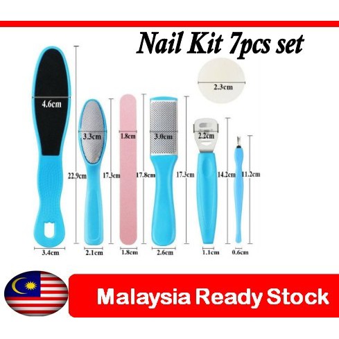 🔥Stock Malaysia🔥8 in 1 Professional Foot Care Kit Pedicure Tools Set ...