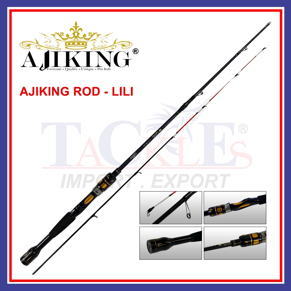 3KG Ultralight Ajiking Lili Telescopic Spinning Casting Dual Mode Fishing  Rod Portable Joran Pancing (1M-1.5M)