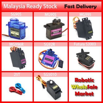 SG90 Mini Gear Micro Servo 9g , MG90S 180 degree, MG995,MG996R, SG92R,S3003,SG5010 for arduino use only