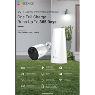 EZVIZ BC1 B1/B2/B3/B4 2MP / 2K+ Ultra-Long 365-day Battery Life Wi-FI ...