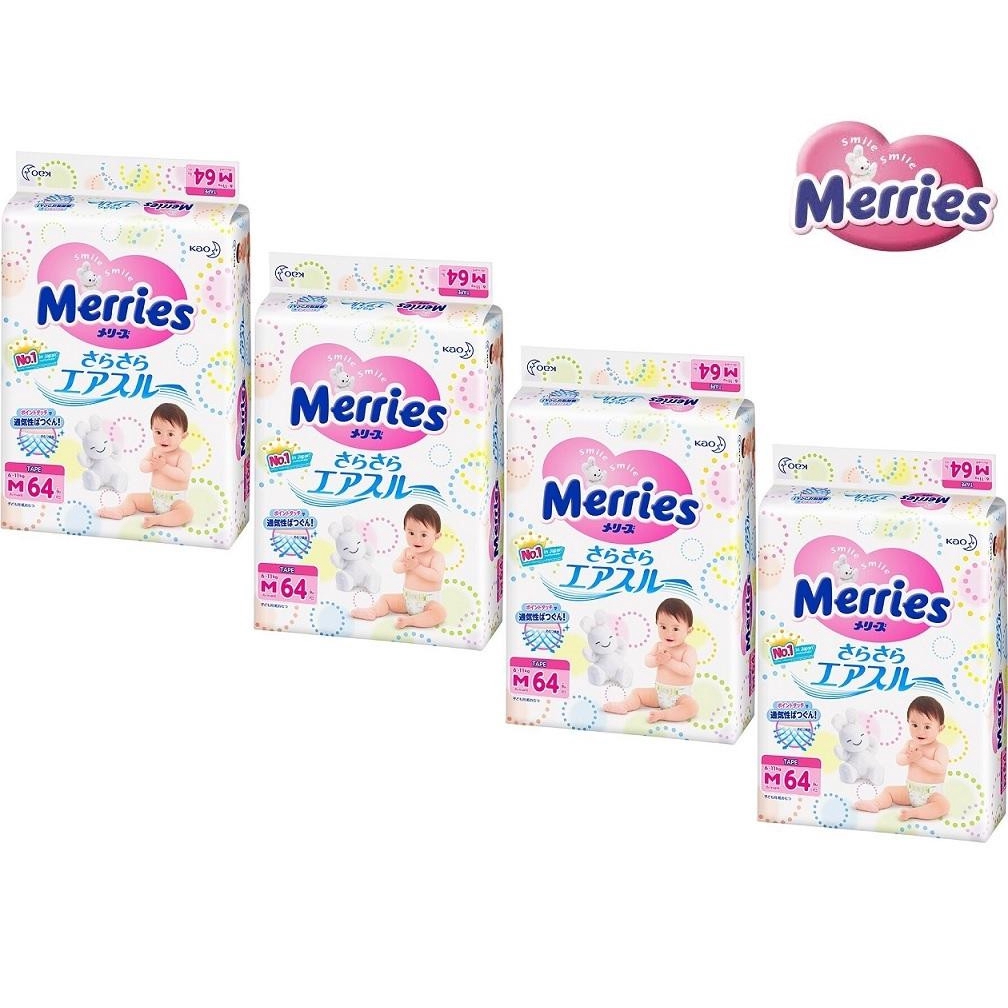 Merries Super Premium Jumbo Tape M64 (4 Packs per carton) Made in Japan ...