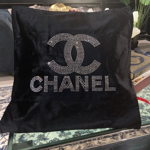 Chanel discount pillow cover