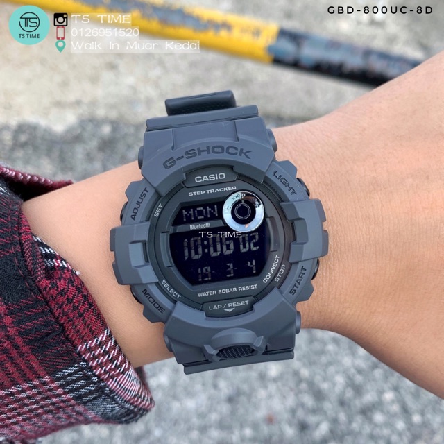 Casio G-SHOCK G-Squad Bluetooth Utility Color Series GBD-800UC-8 / GBD-800UC-8D  | Shopee Malaysia