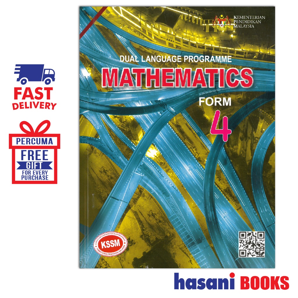 Hasani Sasbadi Text Book DLP Mathematics Form 4 9789837715318 | Shopee ...