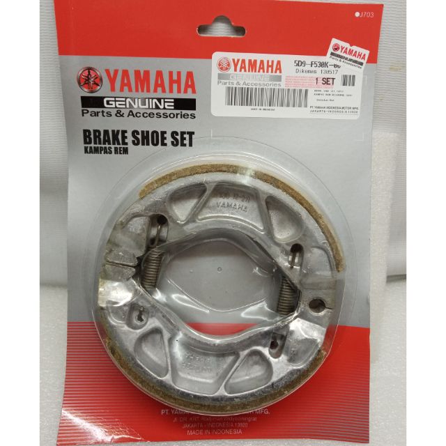 YAMAHA LC135 NVX155 AVANTIZ EGO S NOUVO LC BRAKE SHOE ORIGINAL | Shopee ...