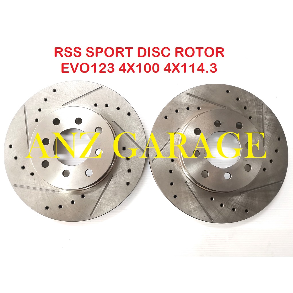 MITSUBISHI EVO1 EVO2 EVO3 EVO RSS FRONT DISC ROTOR 4X100 4X114.3 ...