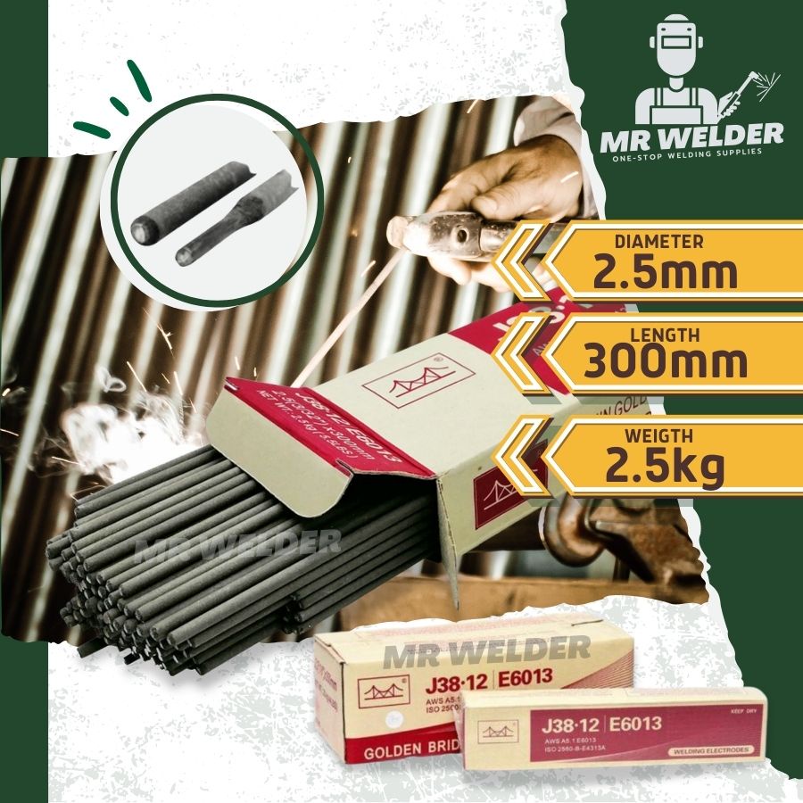 J3812 E6013 2.5MM Welding Rod TIANJIN GOLDEN BRIDGE Iron Welding Rod
