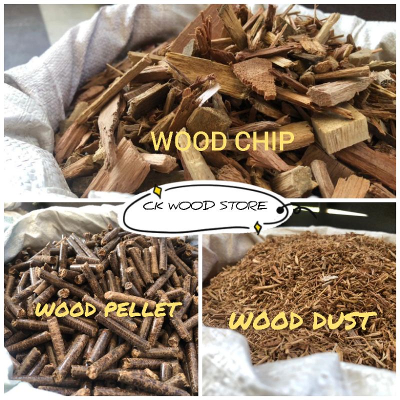5kg+- KAYU ARANG/WOOD MULCH/WOOD CHIP/WOOD DUST/WOOD PELLET(BBQ/ANIMAL ...