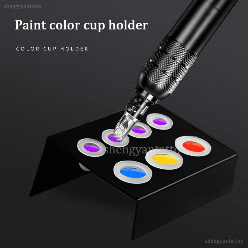 Tattoo Pigmentbecher-Halter Aus Acryl - Für Profis & Hobby-Tätowierer
