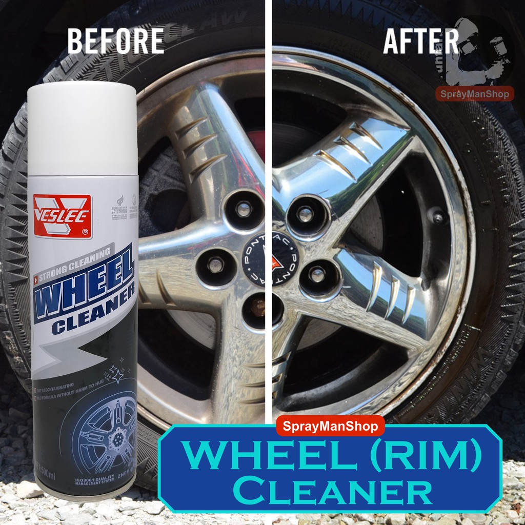 Rim Cleaner Veslee Wheel Cleaner Aerosol Spray 500ml Shopee Malaysia