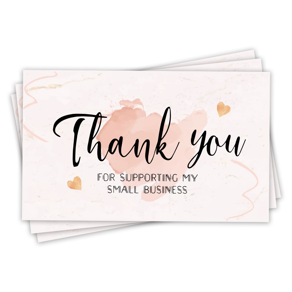 1pc Thank You Card Business Thank Card Kad Terima Kasih Gifts Gift Card ...