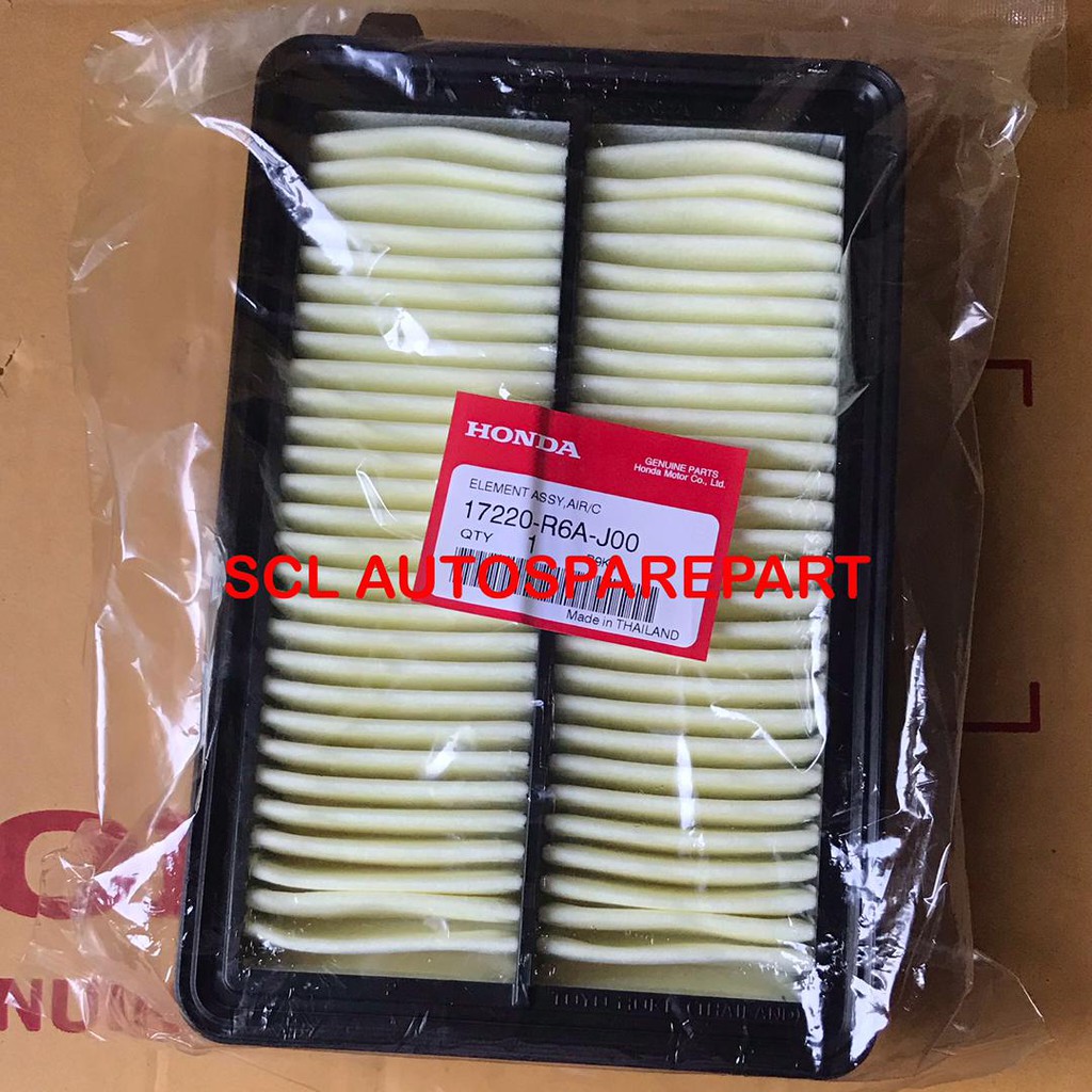 17220-R6A-J00 Honda Air Filter Honda CR-V TOA T0A 2.0cc ( RM1 ...