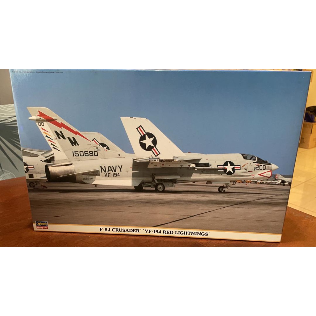 Hasegawa 09868 F-8J CRUSADER VF-194 RED LIGHTNINGS 1/48 | Shopee Malaysia