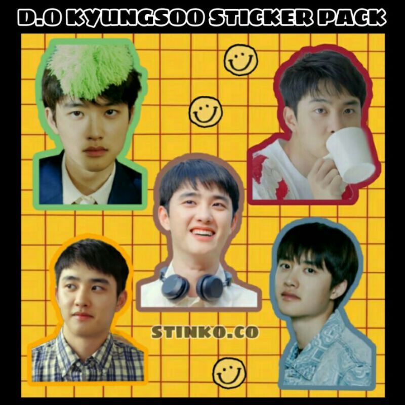 [30PCS] DA KYUNGSOO EXO STICKERS FOR LAPTOP/ HELMETS/ CABINET GIFT DIY ...