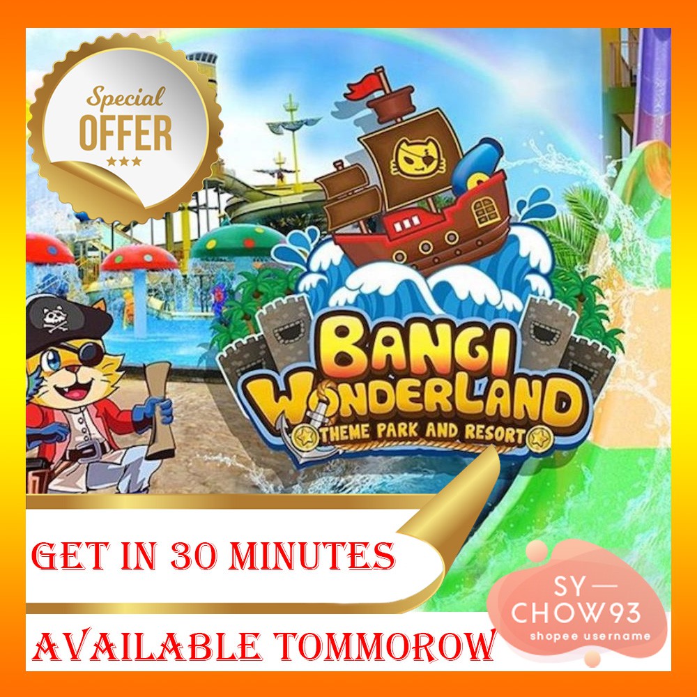 Bangi Wonderland Theme Park Shopee Malaysia