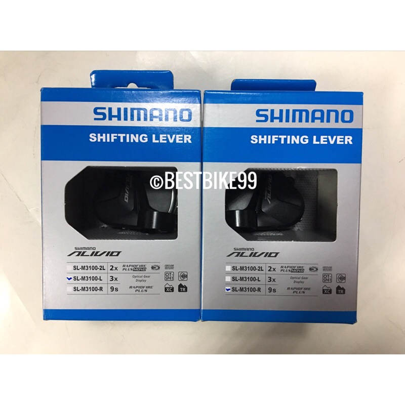 Shimano Alivio Shifter SL M3100 3x9 speed MTB Mountain Bike Folding ...