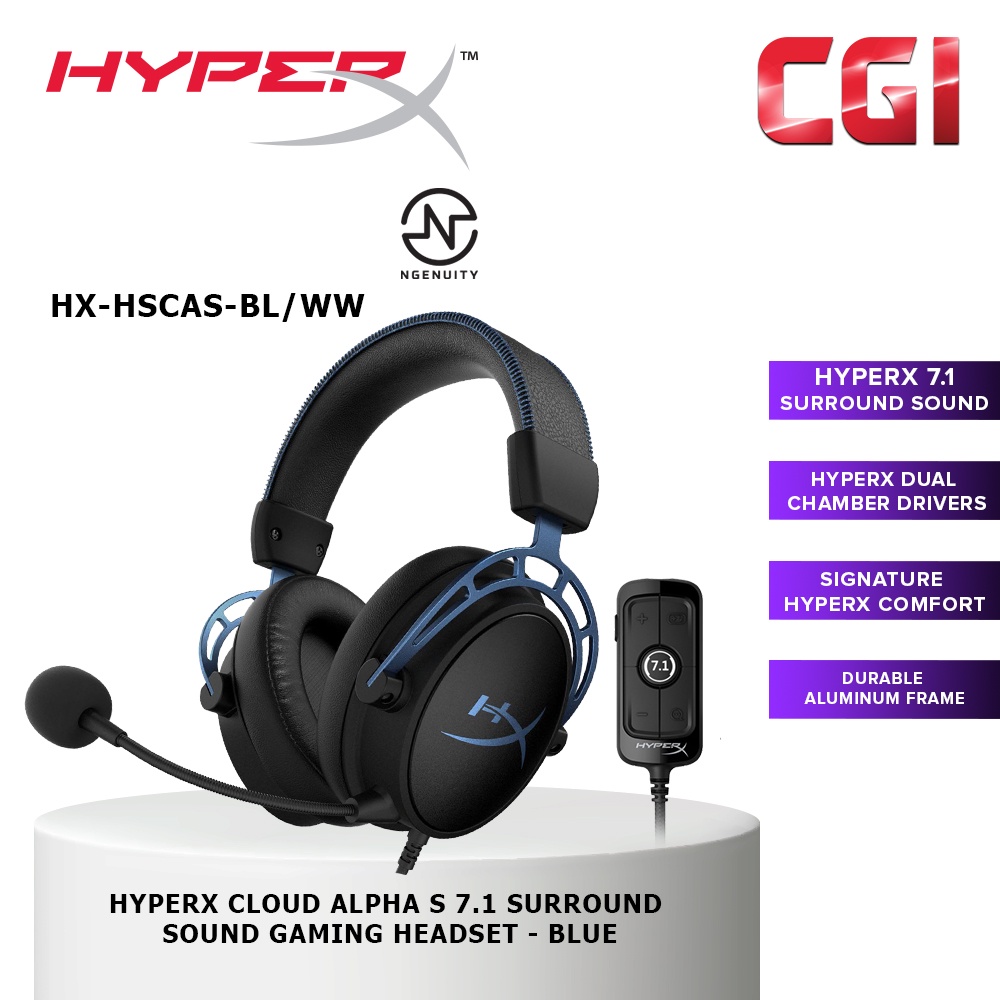 HyperX HX-HSCAS-BL WW - ヘッドホン