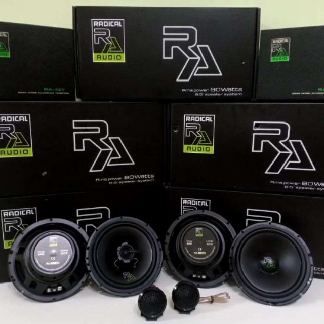 RA AUDIO 6.5 MID BASS / 2 WAY SPEKER