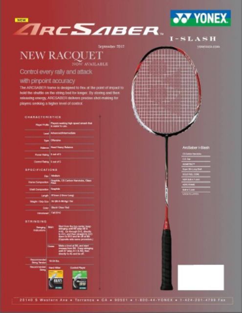 100% Original) Yonex Arcsaber i-Slash | Shopee Malaysia