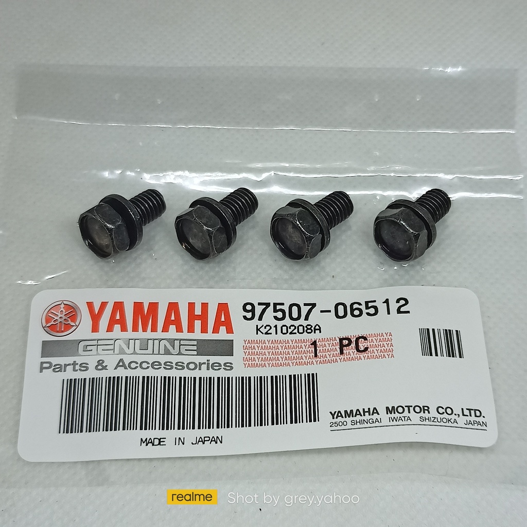 Yamaha Y125 Skru Bracket Leg Shield Kepok Original Japan (97507-06512 ...