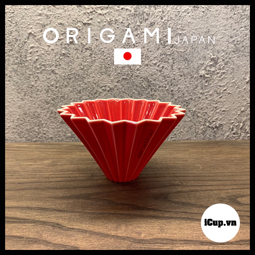 (Genuine Product) Origami Ceramic Filter Funnel Red (Real Picture