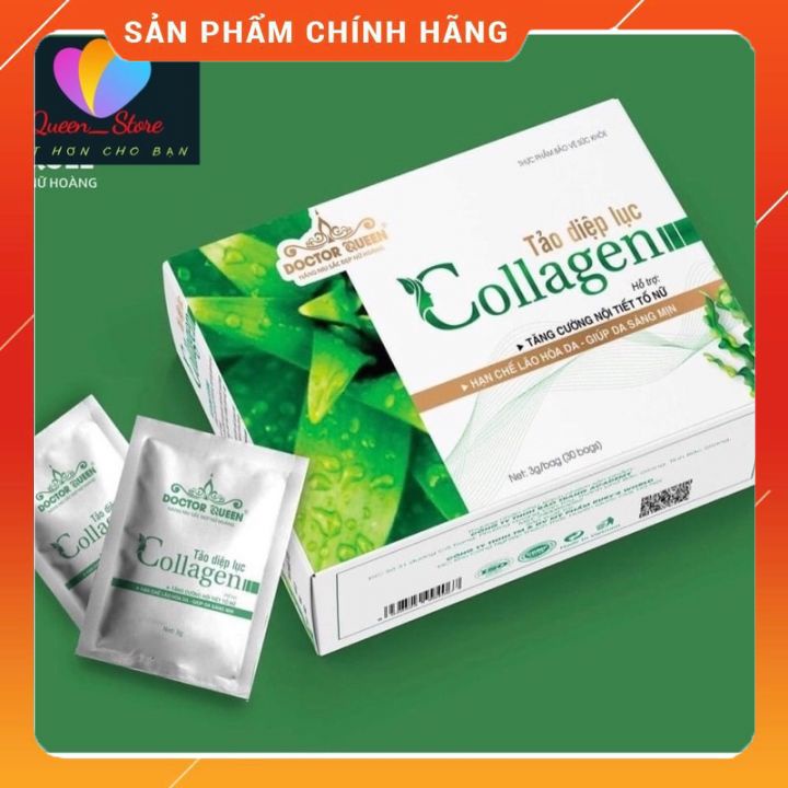 Doctorqueen Collagen Chlorophyll Algae Helps To Brighten The Skin To