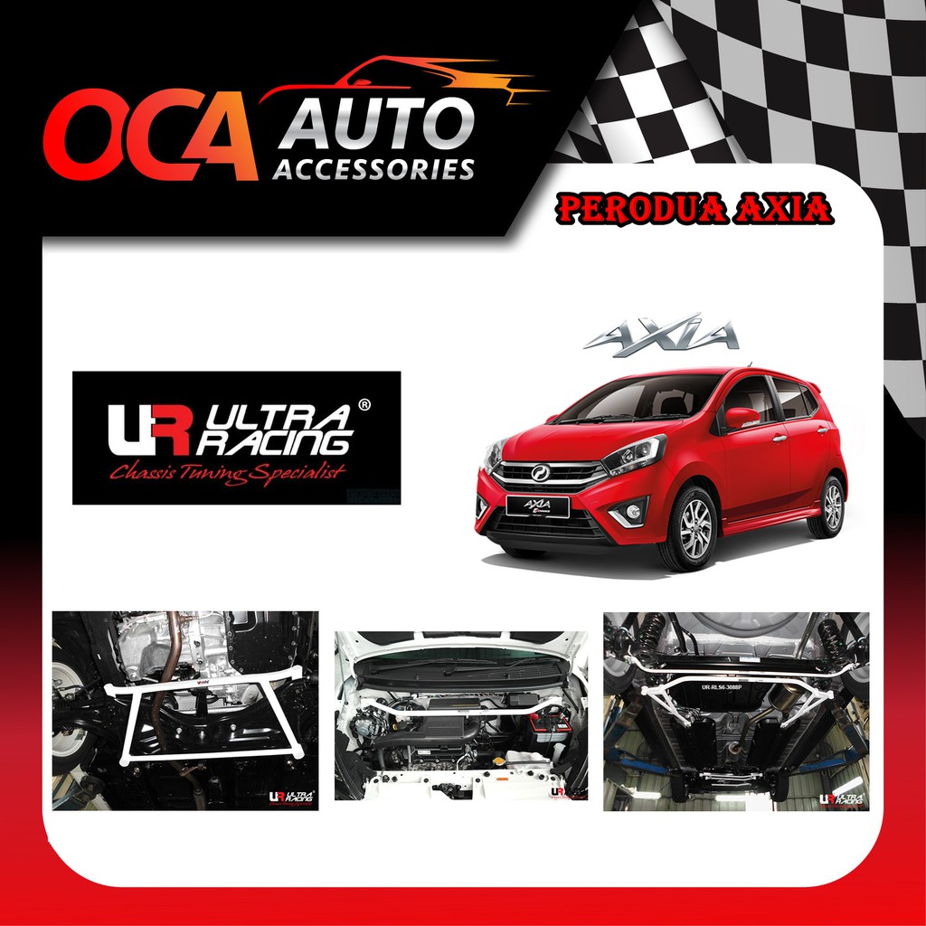 Perodua Axia / Axia FL VVTI ( 2014-2022 ) Ultra Racing Bar Safety Bar ...