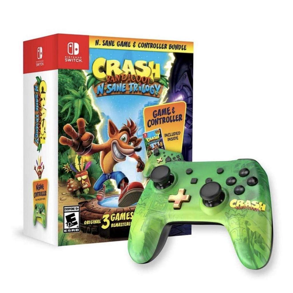 Switch Crash Bandicoot: N. Sane Trilogy & Controller Bundle [US ...