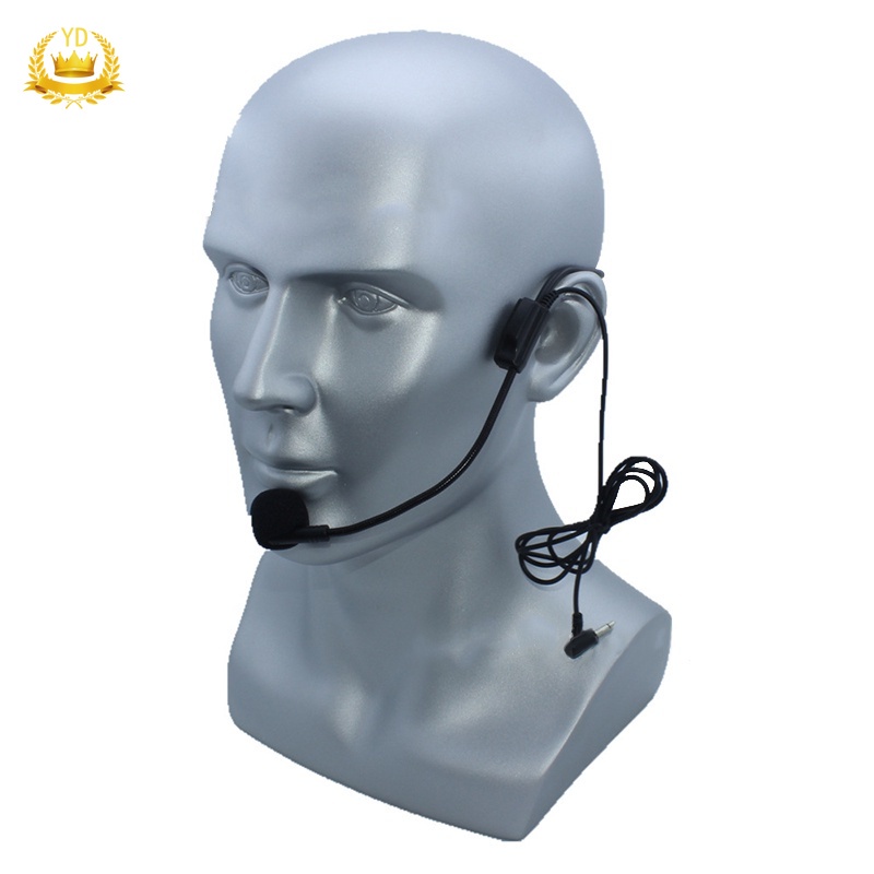 Plug Wired Headset Headworn Condenser Headband Mic Mike For Loudspeaker ...