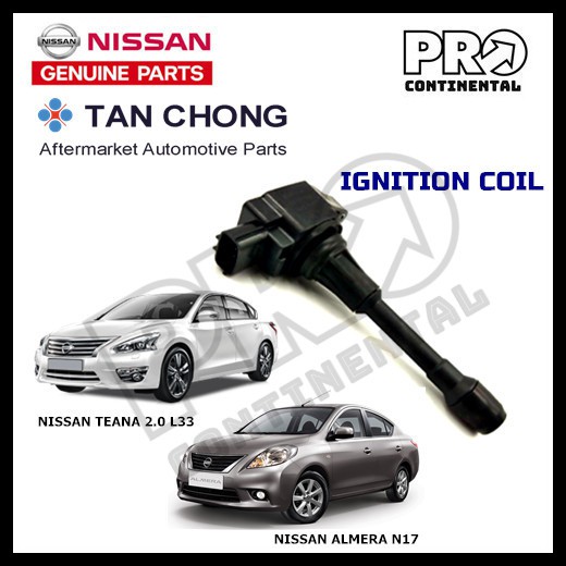 GENUINE TAN CHONG NISSAN ALMERA N17 TEANA 2.0 L33 IGNITION PLUG COIL Shopee Malaysia
