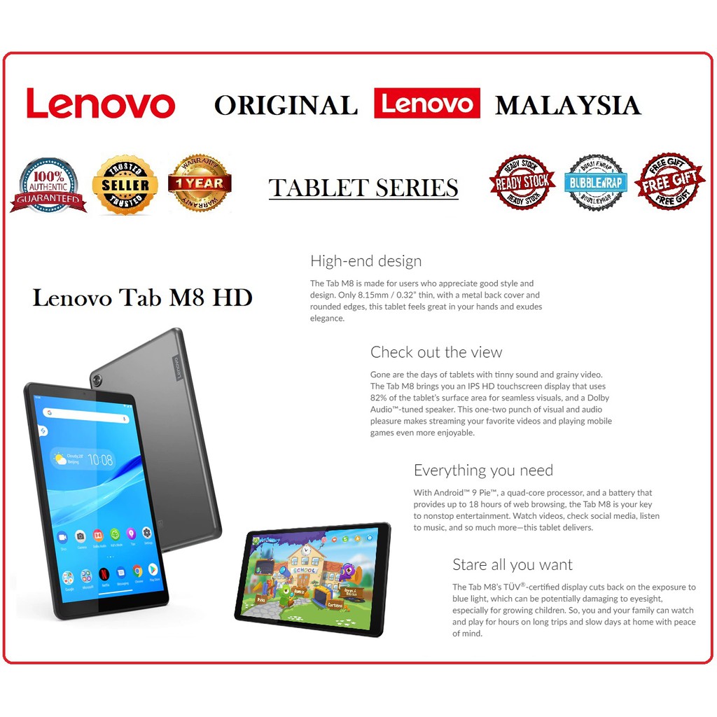 Lenovo Tab M8 - 8