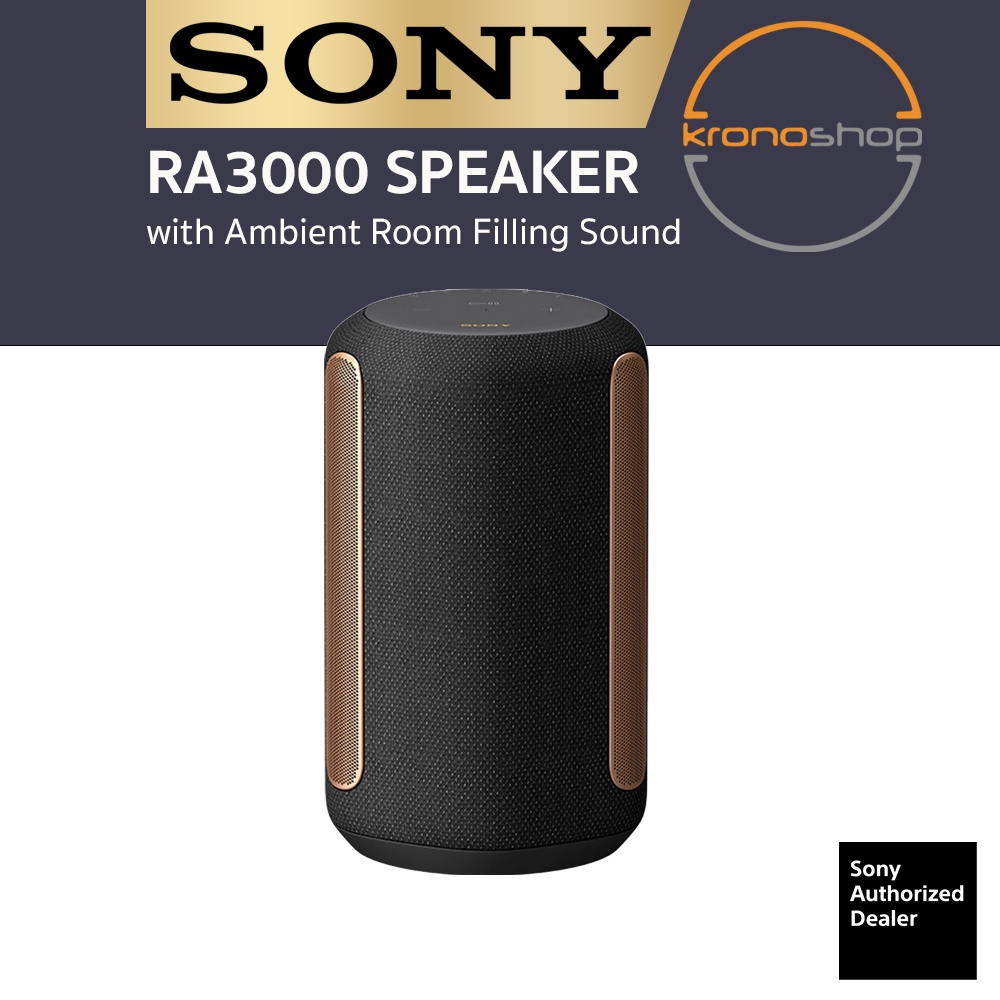 SONY SRS-RA3000 Premium Wireless Speaker with Ambient Room-filling ...