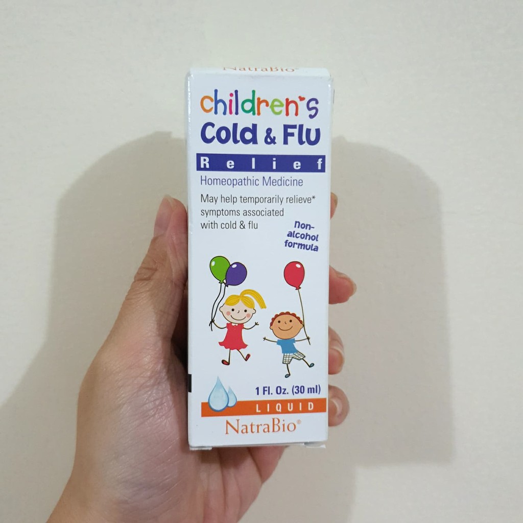 Natrabio natra bio cold flu children's Medicine Syrup Child Shopee