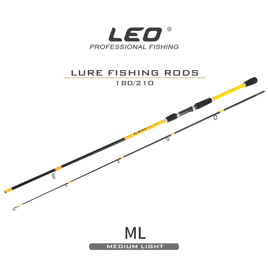 LEO Fishing Rod Medium Light Rod Joran Pancing Spinning ML Rod