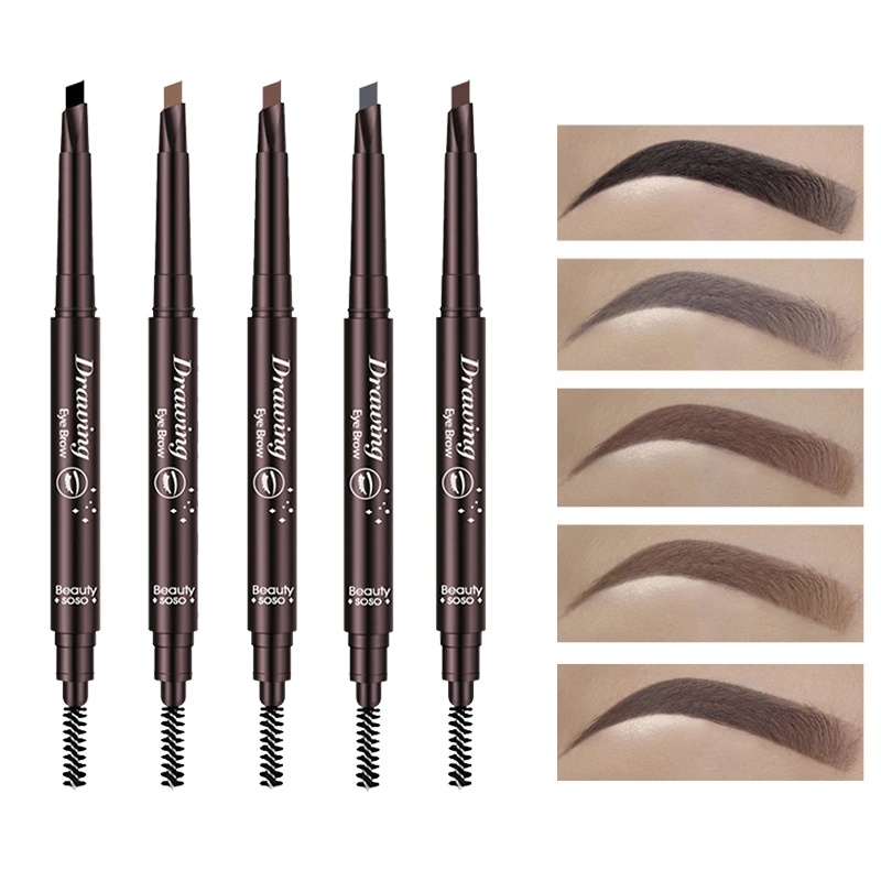 Long Lasting Eyebrow Pencil Makeup Tint Natural Eyebrow Waterproof ...