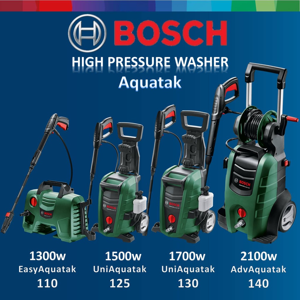 Bosch high pressure washer deals advanced aquatak 140