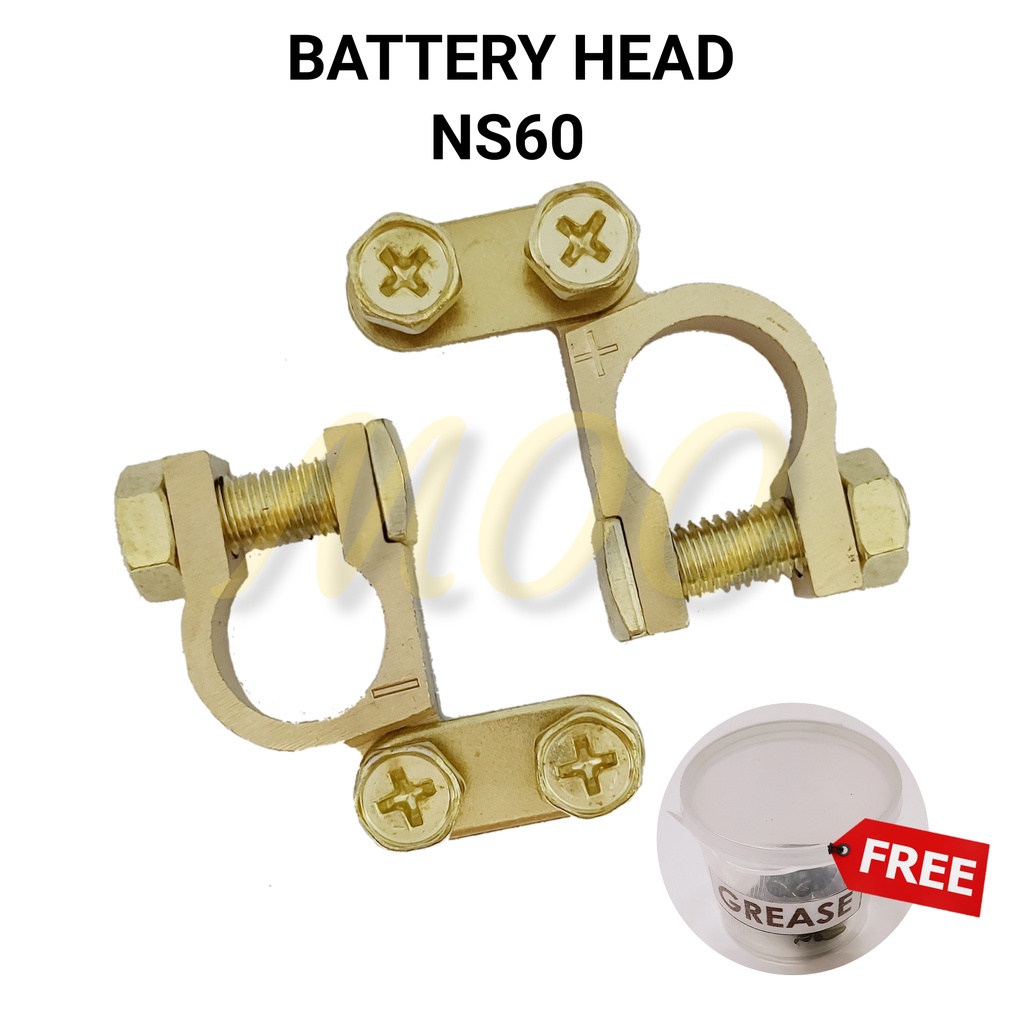 KEPALA BATERI KERETA TEMBAGA CAR BATTERY TERMINAL CONNECTOR BIG HEAD ...
