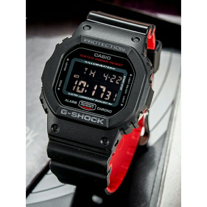 gshock vampire dw5600 dual tone premium watch with autolight jam tangan ...