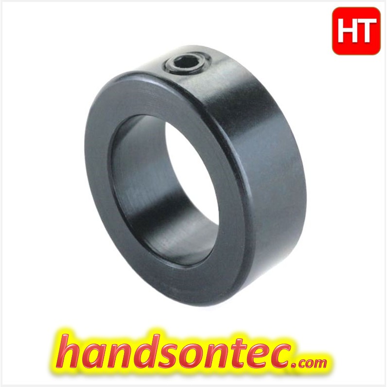 PATIKIL Bore 1" Shaft Collar 1-9/16" OD 5/8" Thickness, 2 Pack Carbon Steel Landing Gear Stopper Wheel Collar With M8 Set Screw & Wrench
