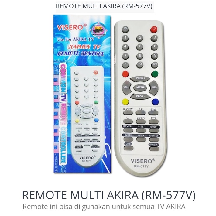 Akira MULTI RM-577V TV Remote | Shopee Malaysia