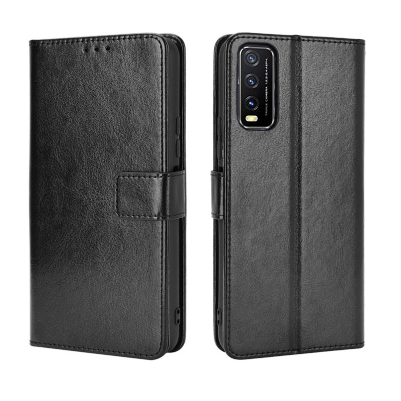 Casing VIVO Y20S Case PU Leather Wallet VIVO Y 20S VIVOY20S Case Stand ...