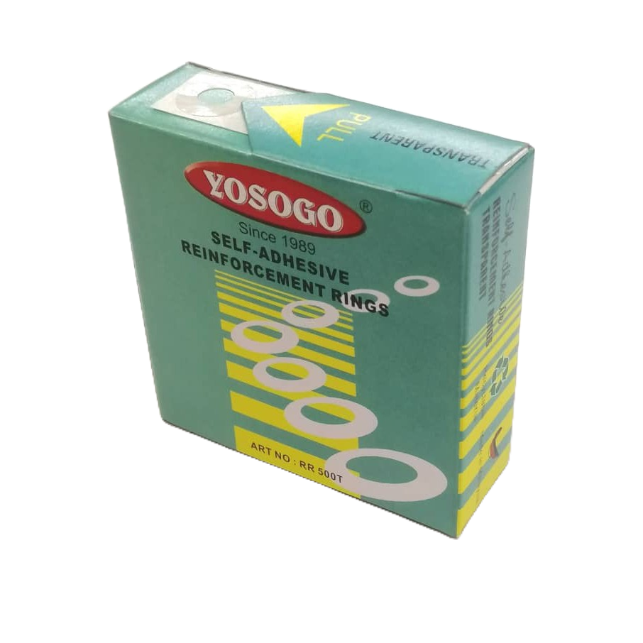 Yosogo Self Adhesive Hole Reinforcement Ring Circle Transparent 500's ...